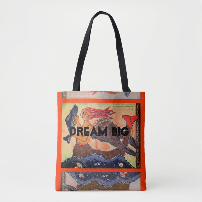 Bolso De Tela Sueño medieval de sirenas (Anverso)