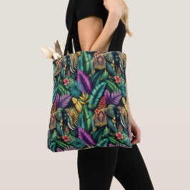 Bolso De Tela Sueño Selvático de Elefante Indio Superficie Sin C