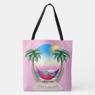 Bolso De Tela Sueño tropical kiniArt Yorkies