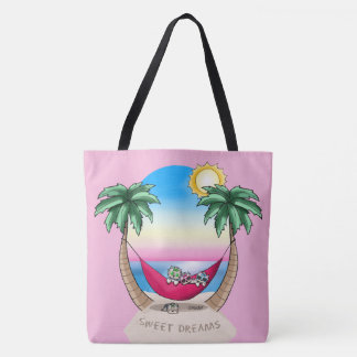 Bolso De Tela Sueño tropical kiniArt Yorkies