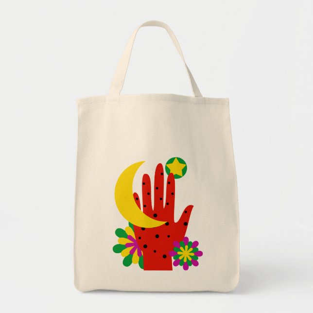 Bolso De Tela Sueños celestes (Frente)