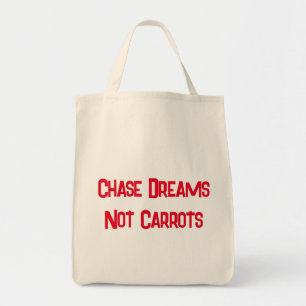 Bolso De Tela Sueños De Chase, No Zanahorias Para Los Amantes De