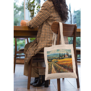 Bolso De Tela Sueños de la Toscana Dorada