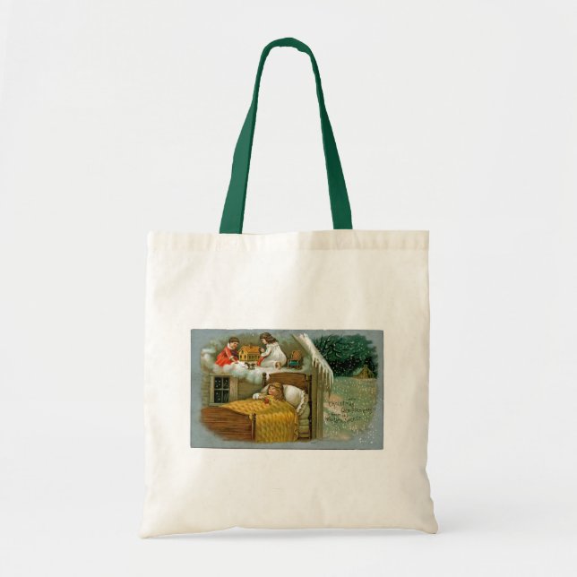 Bolso De Tela Sueños de navidades (Frente)