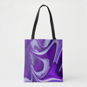 Bolso De Tela Sueños del arcoiris de flores moradas