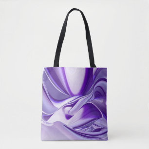 Bolso De Tela Sueños del arcoiris de flores moradas