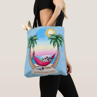 Bolso De Tela Sueños dulces tropicales de KiniArt Havanese