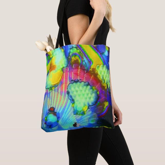 Bolso De Tela Sueños flotantes (Detalle)