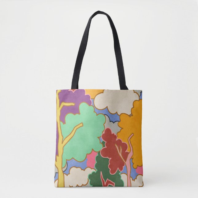 Bolso De Tela Sueños nubosos (Anverso)