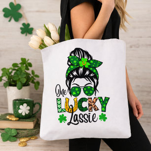 Bolso De Tela Suerte Chica St. Paddy's