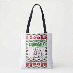 Bolso De Tela Suéter Feo De Ardilla Atacando A La Familia Griswo