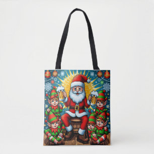 Bolso De Tela Suéter feo de Navidad