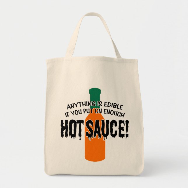 Bolso De Tela Suficiente Salsa Picante (Frente)