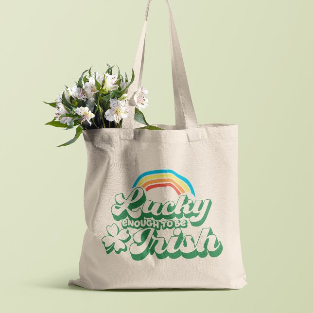Bolso De Tela Suficientemente afortunado como para ser irlandés (Subido por el creador)
