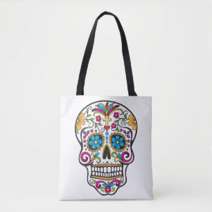 Bolso De Tela Sugar Skull