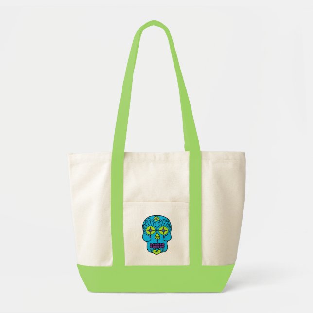 Bolso De Tela Sugar Skull (Frente)