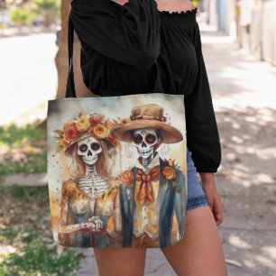 Bolso De Tela Sugar Skull Novedades, personalizado