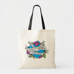 Bolso De Tela Suicide Squad   Harley Quinn's Tattoo Parlor Heart