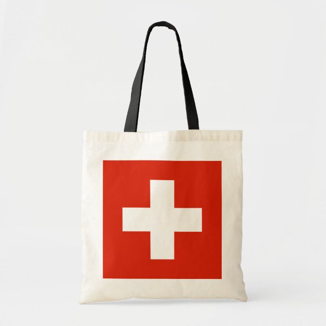 Bolso De Tela Suiza, Suiza (Frente)