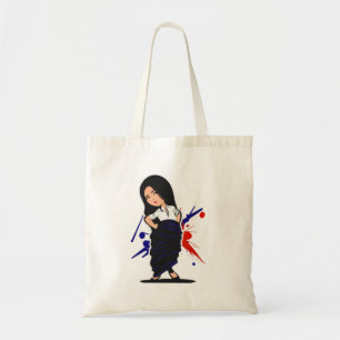 Bolso De Tela Sumi Naga Chica Tribal Tote Bag