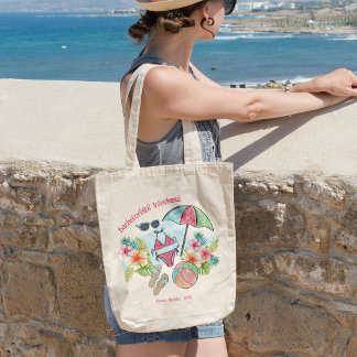 Bolso De Tela Summer Beach Scene Bachelorette Weekend