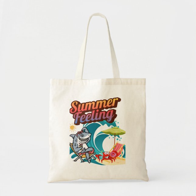 Bolso De Tela "Summer Feeling"  (Frente)