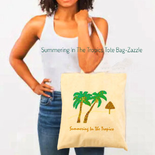 Bolso De Tela Summering In the Tropics