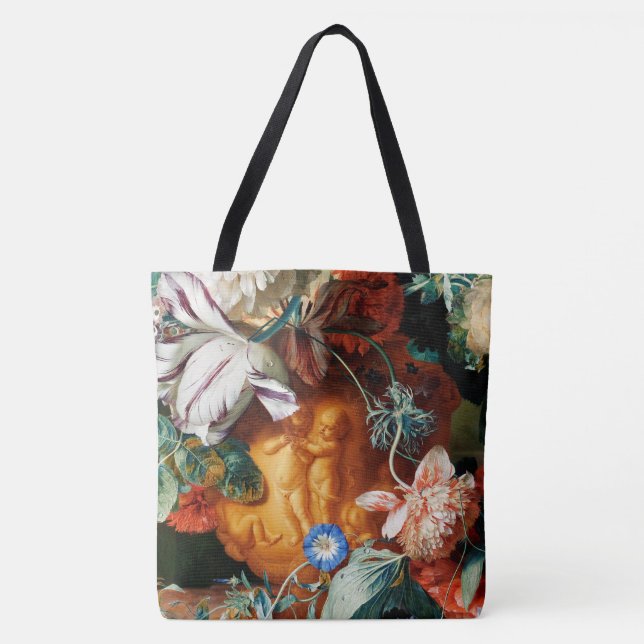 Bolso De Tela Sumptuous Florals (Anverso)