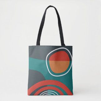 Bolso De Tela Sun and rainbow boho artwork
