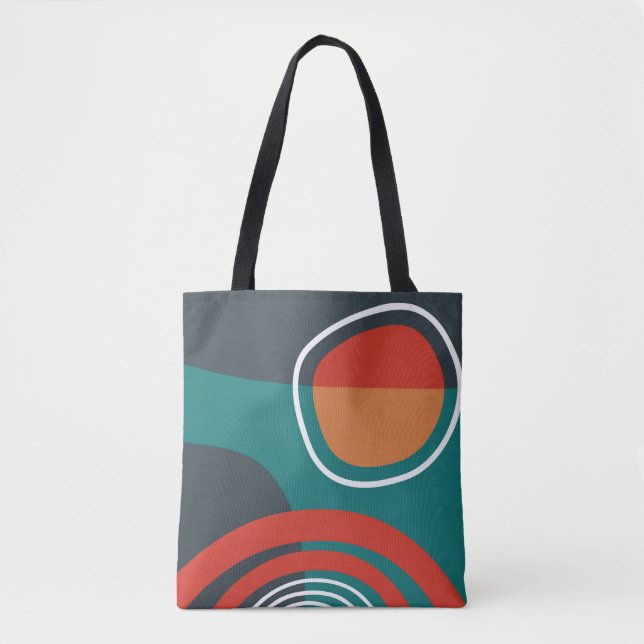 Bolso De Tela Sun and rainbow boho artwork (Anverso)