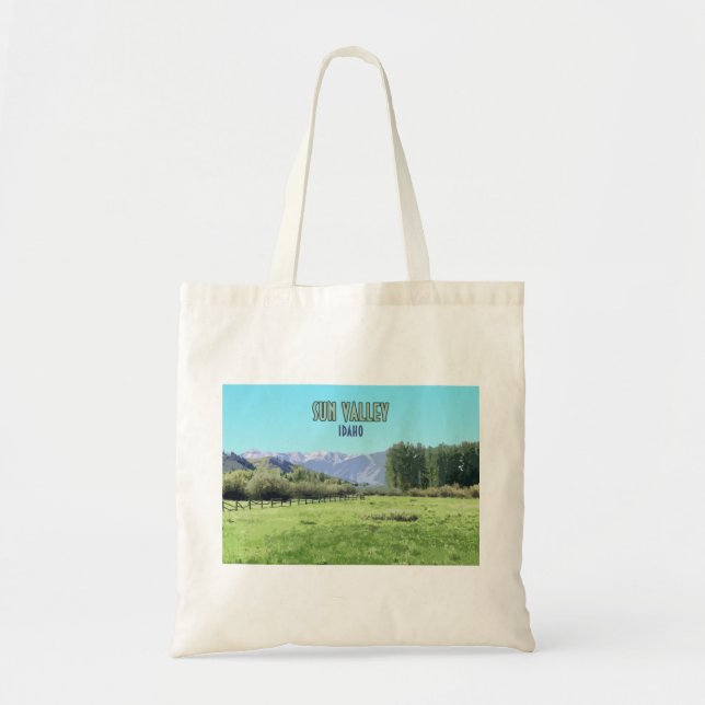Bolso De Tela Sun Valley Ketchum Idaho (Frente)