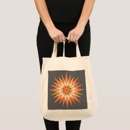 Bolso De Tela Sunburst Boho Tote Bag