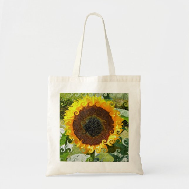 BOLSO DE TELA SUNFLOWER (Frente)