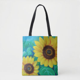 Bolso De Tela Sunflower