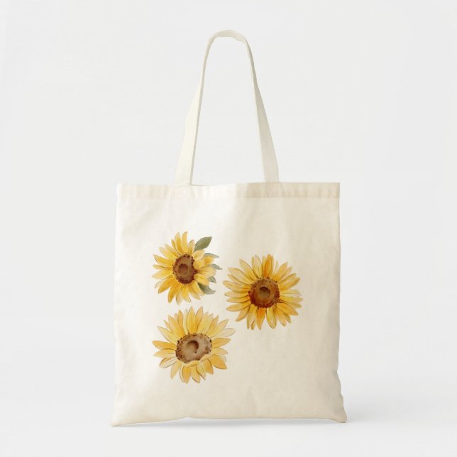 Bolso De Tela Sunflower (Frente)