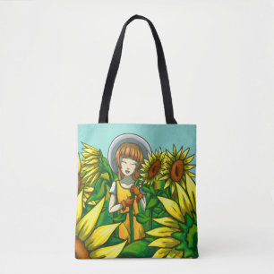 Bolso De Tela Sunflower