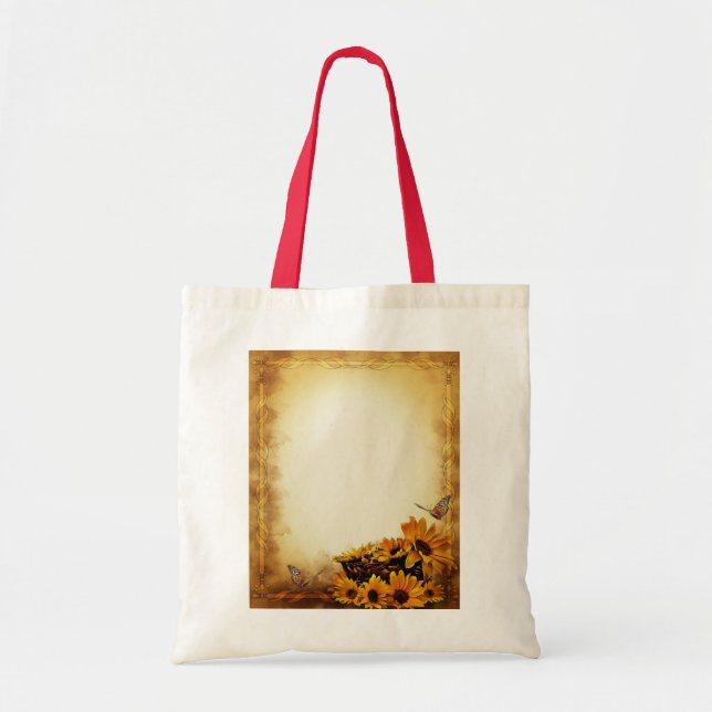 Bolso De Tela Sunflower (Frente)