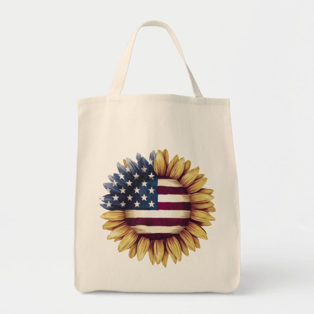 Bolso De Tela Sunflower (Frente)