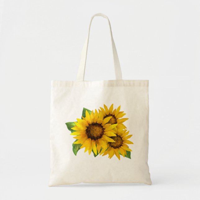 Bolso De Tela Sunflower (Frente)