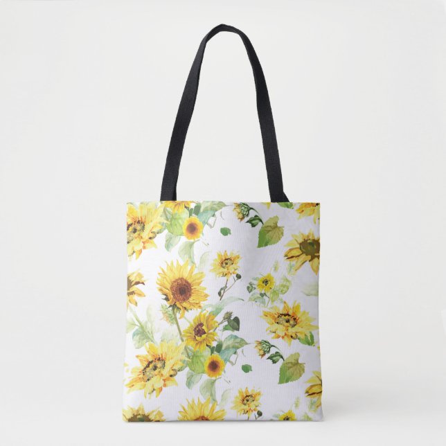 Bolso De Tela Sunflower (Anverso)