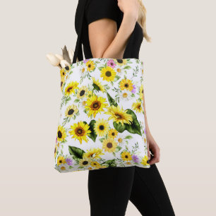 Bolso De Tela Sunflower 7