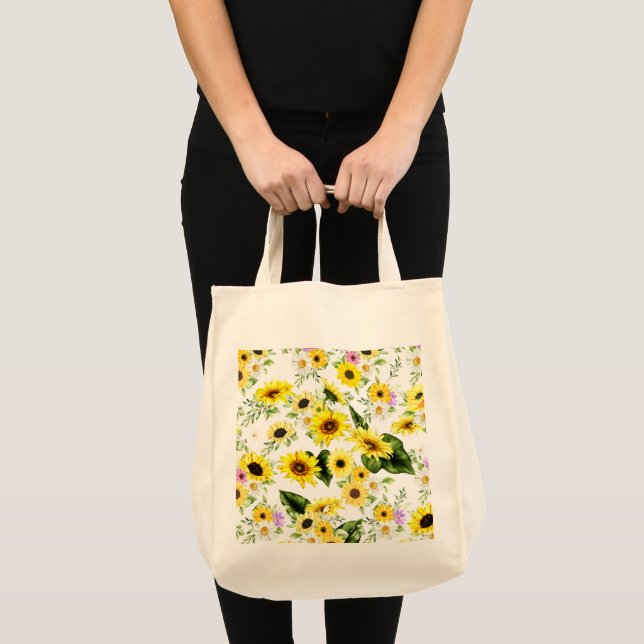 Bolso De Tela Sunflower 7 (Anverso (producto))