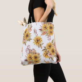 Bolso De Tela Sunflower acuático