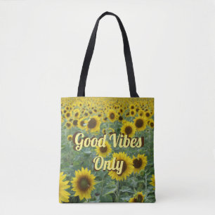 Bolso De Tela Sunflower Luminosos Buenos Viajes Sólo