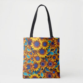Bolso De Tela Sunflower Tote Bag
