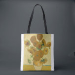 Bolso De Tela Sunflowers 1888 by Vincent van Gogh<br><div class="desc">Vincent Willem van Gogh (neerlandés: [ˈvɪ nsɛ nt ˈʋ laren ɱ v^^x] (escucha); [nota 1] 30 de marzo de 1853 - 29 de julio de 1890) fue un pintor postimpresionista holandés que se convirtió póstumamente en una de las figuras más famosas e influyentes de la historia del arte occidental. durante...</div>