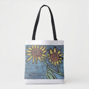 Bolso De Tela Sunflowers Forever - Niños Art for CHOC