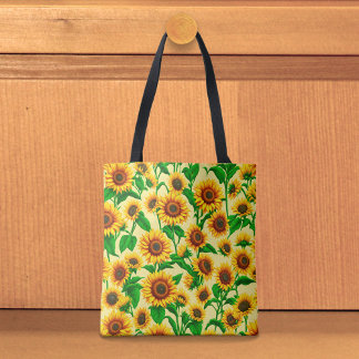 Bolso De Tela Sunflowers Tote Bag
