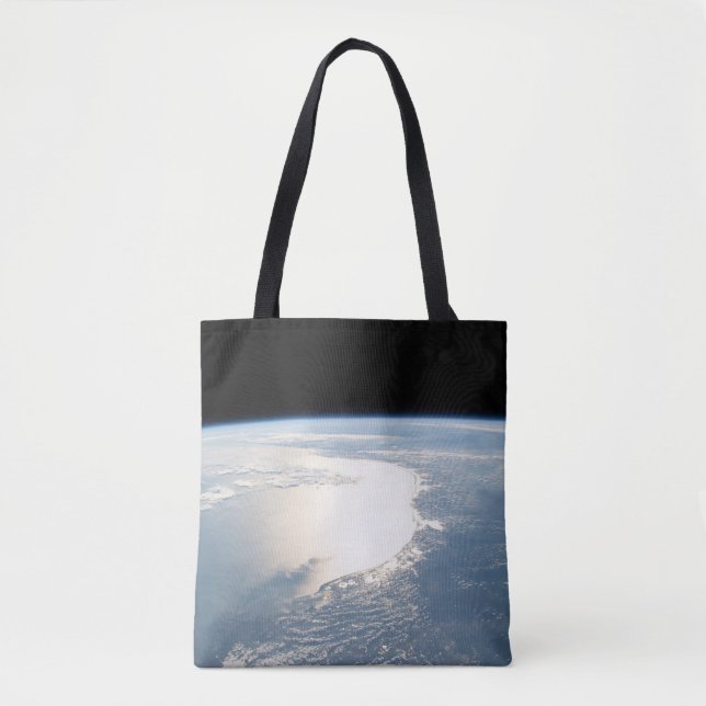 Bolso De Tela Sunglint Reflexiona Sobre El Golfo De México (Anverso)