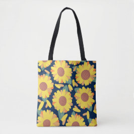 Bolso De Tela Sunny Bloom Doodles